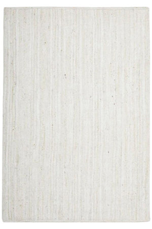Exquisite White Jute Rug – Hand-Braided 3x5 Area Rug