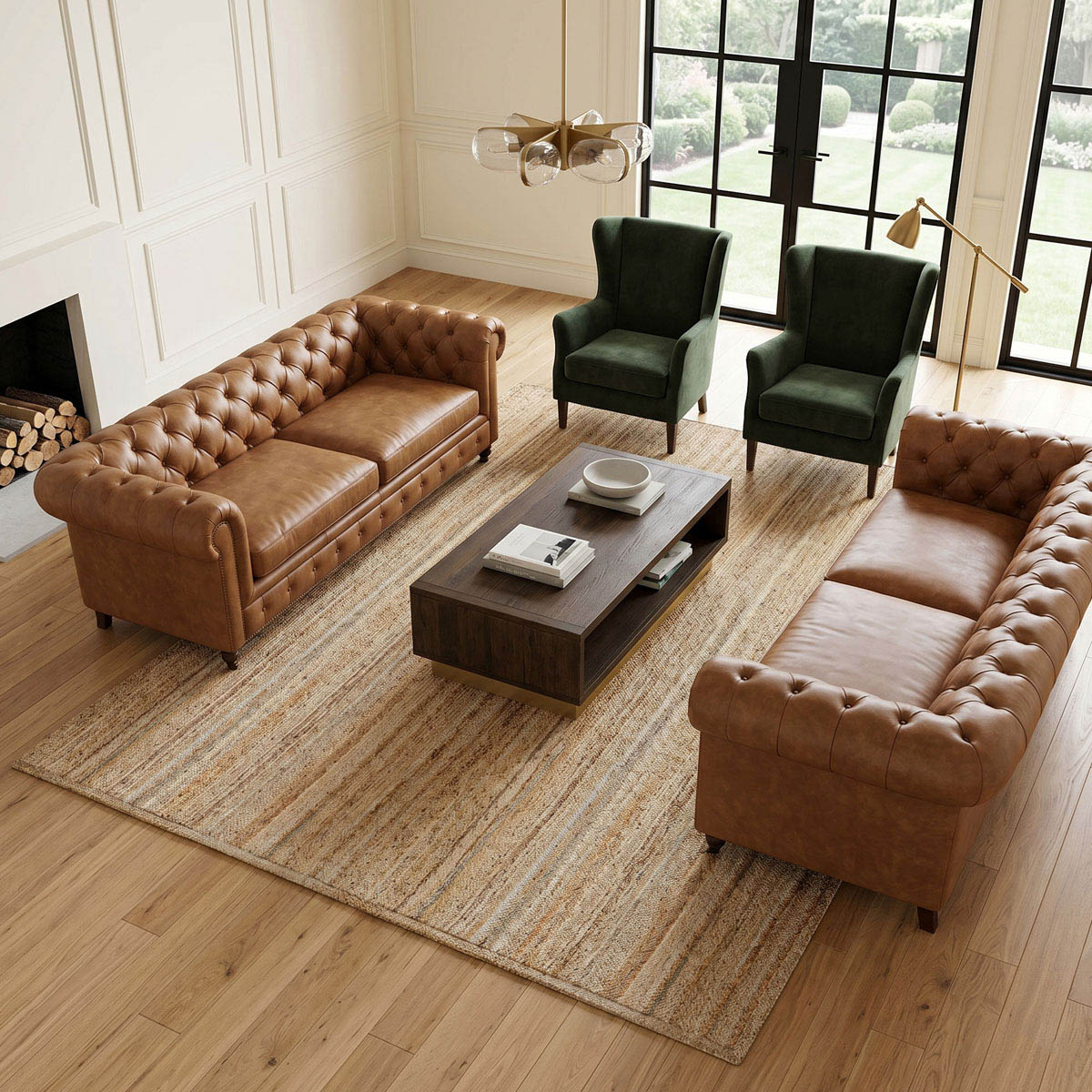Solid Hand Braided Living Area Jute Rug - Image 2