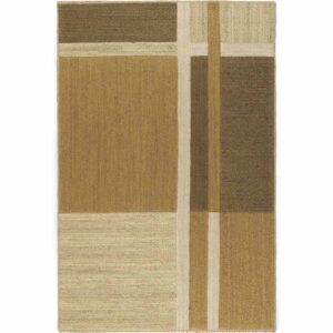 Yellow Hand Braided Jute Rug