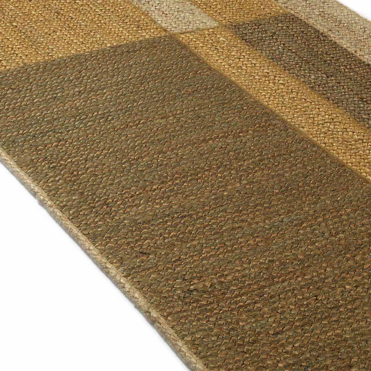 Yellow Hand Braided Jute Rug - Image 3